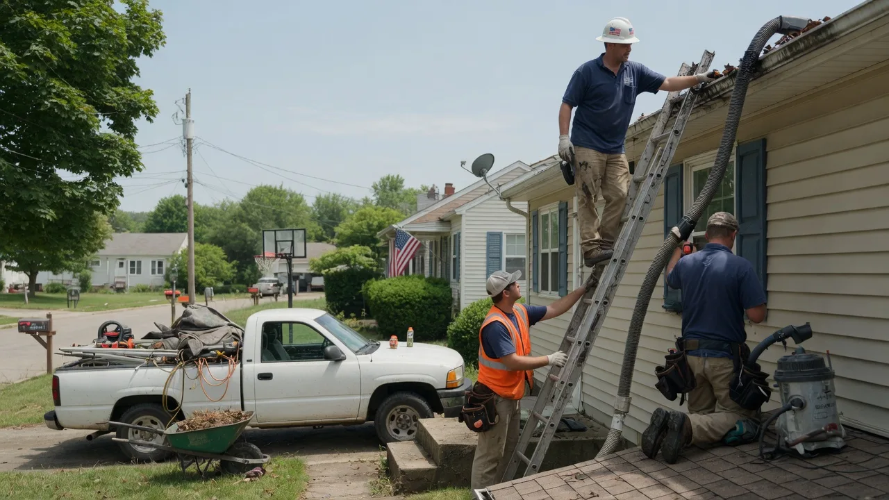 Gutter Installation in La Fontaine, IN near me